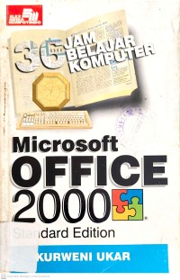 Image of 36 jam belajar microsoft office 2000 standard edition