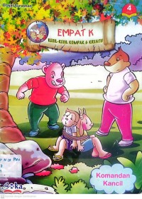 Image of Empat k kecil-kecil kompak dan kreatif