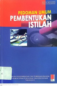 Image of Pedoman pembentukan istilah
