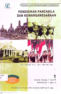 Image of Pendidikan pancasila dan kewarganegaraan sltp 1
